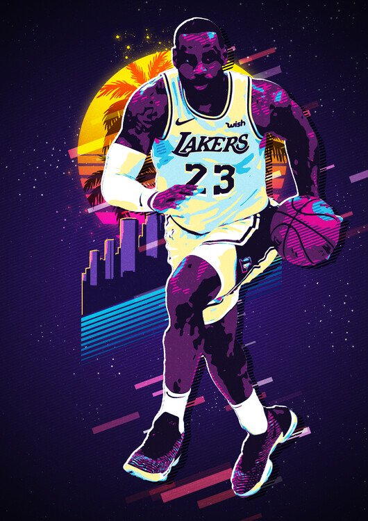 Illustration reborn james retro