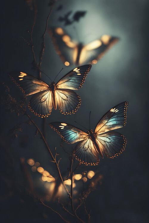 Художня фотографія Glowing Butterflies