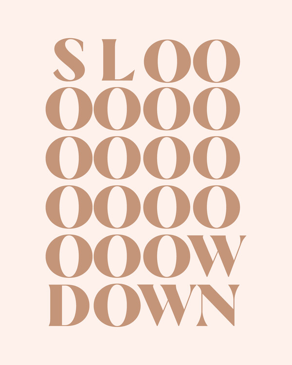 Illustration Slow Down