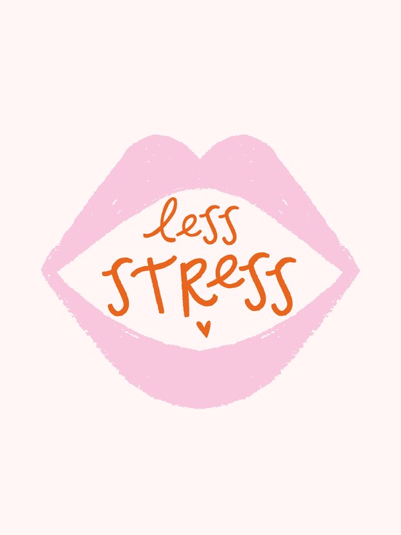 Illustration Less Stress