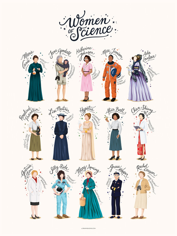 Illustration Women of Science