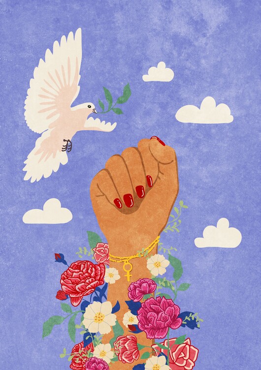 Illustration Feminist Fist