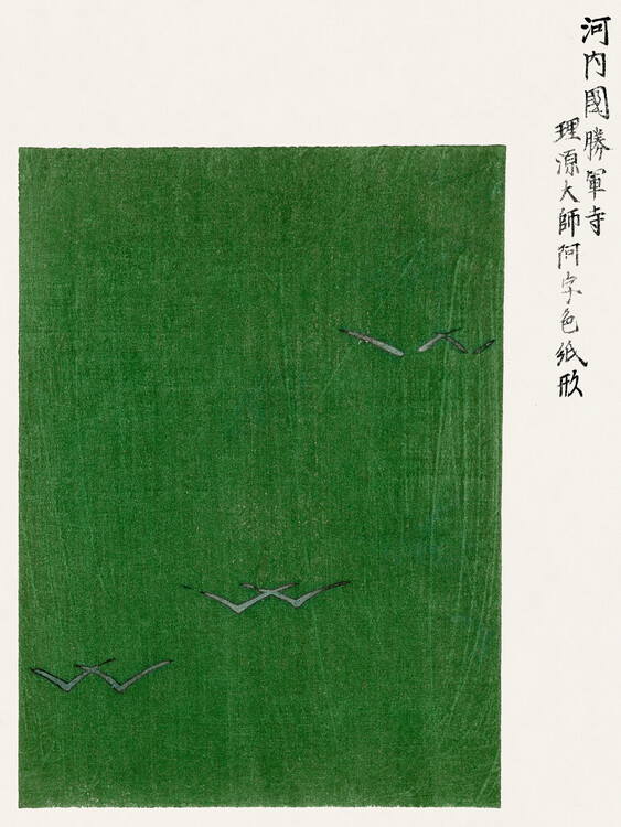 Illustration Yatsuo No Tsubaki (Japanese Green Birds) - Taguchi Tomoki