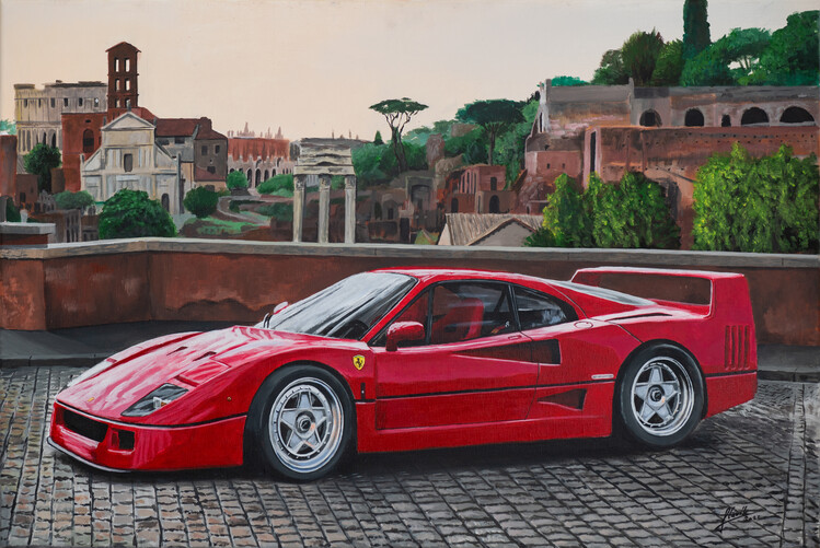 Illustration Ferrari F40