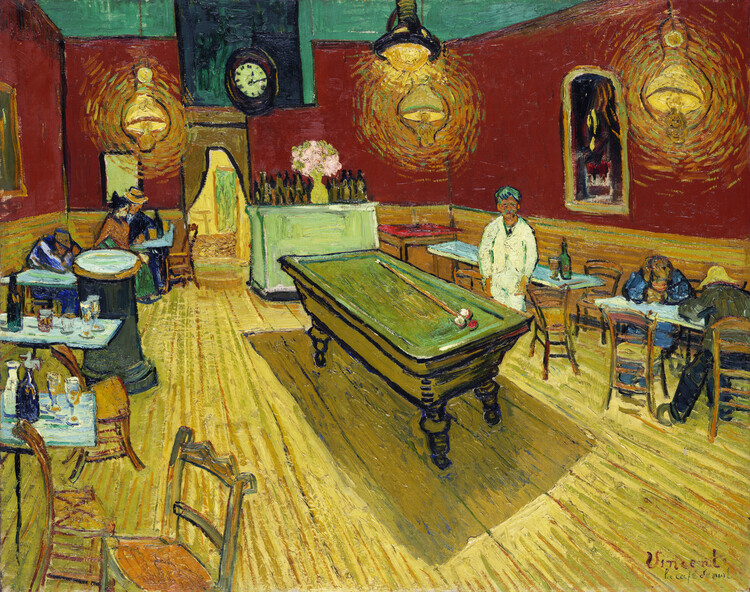 Reproduktion The Night Cafe, 1888