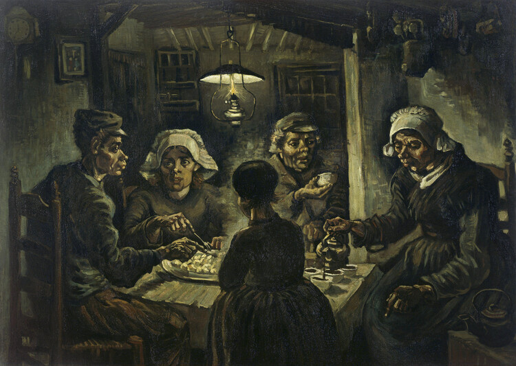 Reprodukcja The Potato Eaters, 1885