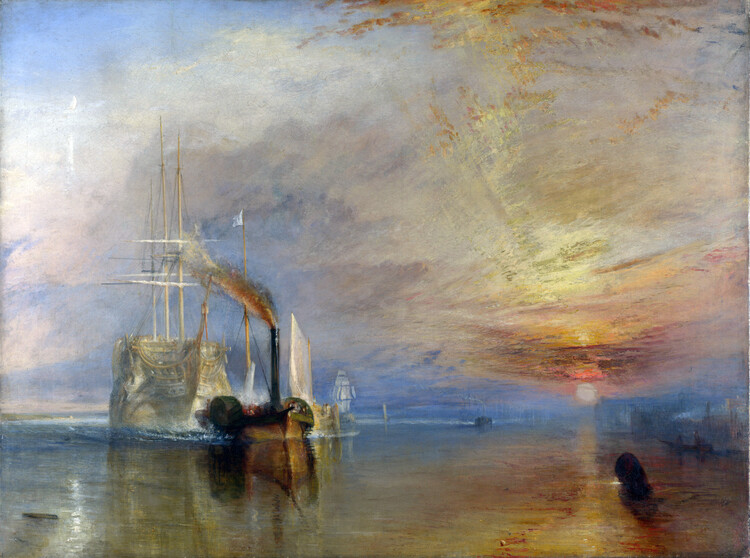 Reproduktion The Fighting Temeraire, 1839