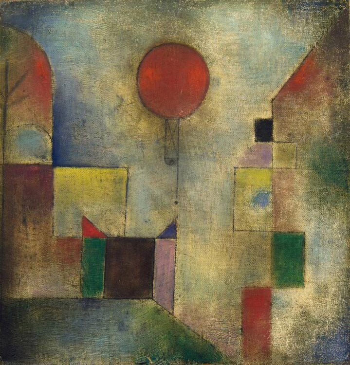 Obrazová reprodukce Red Balloon, 1922 (no 179)