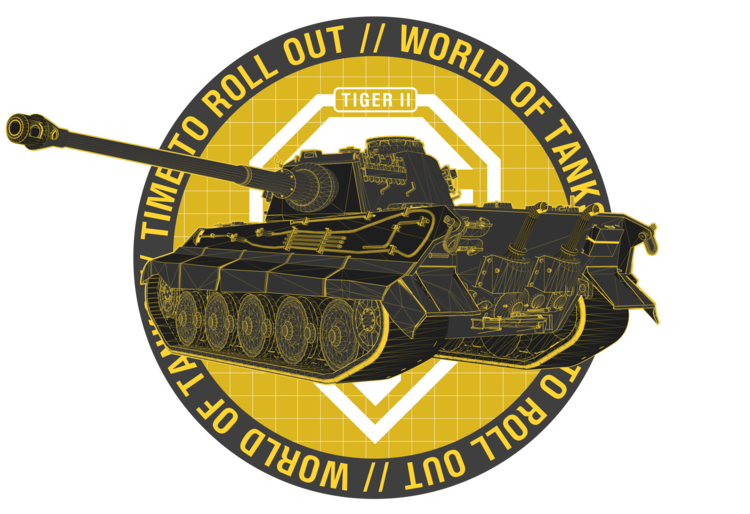 T-shirt World of Tanks - Tiger II