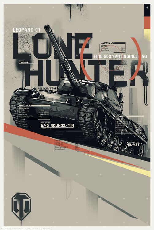 Poster World of Tanks - German Engineering