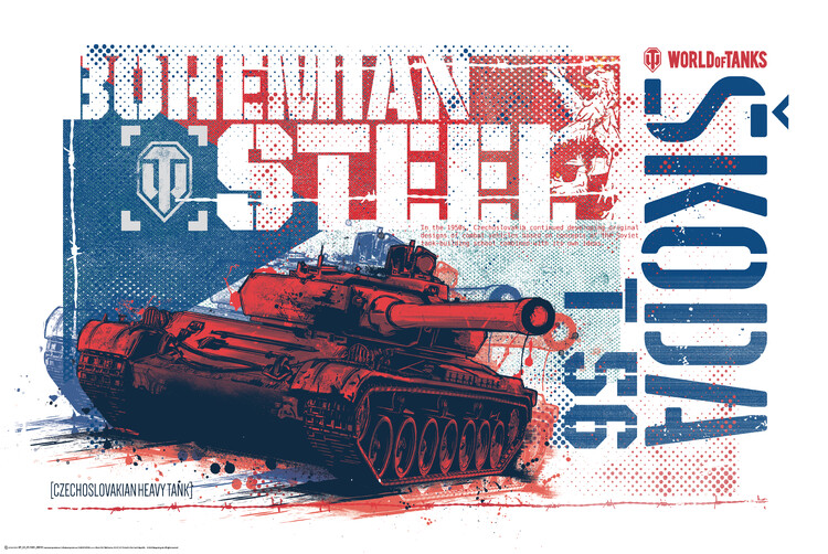 Poster World of Tanks - Bohemian Steel