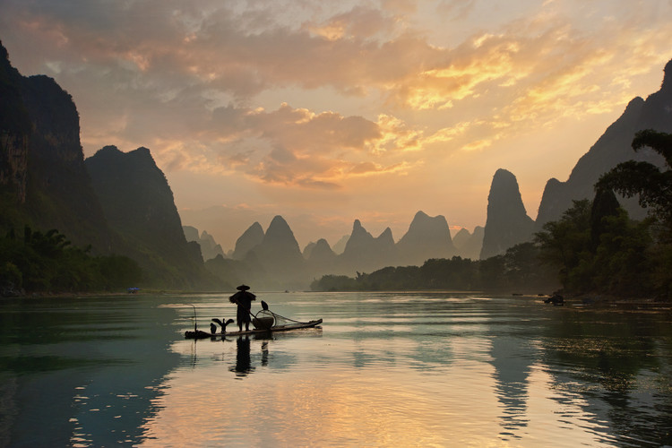 Fotografia Golden Li River