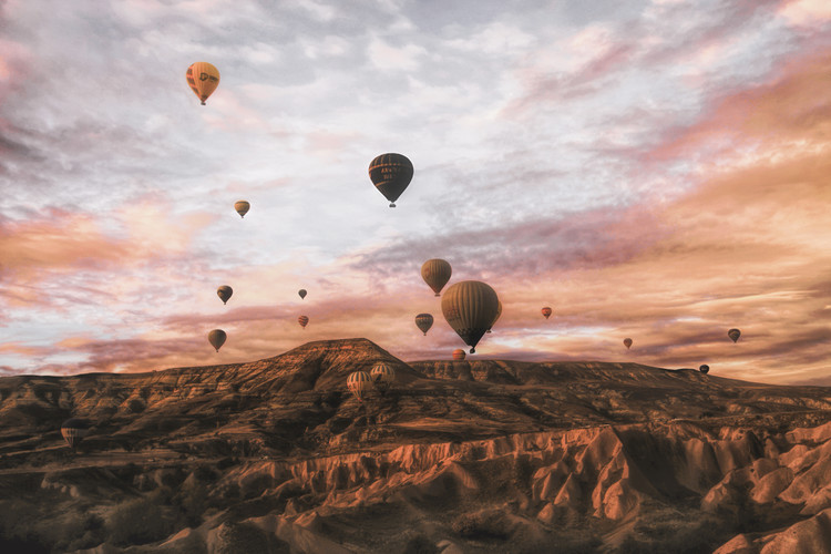 Kunstfoto Cappodocia Hot Air Balloon