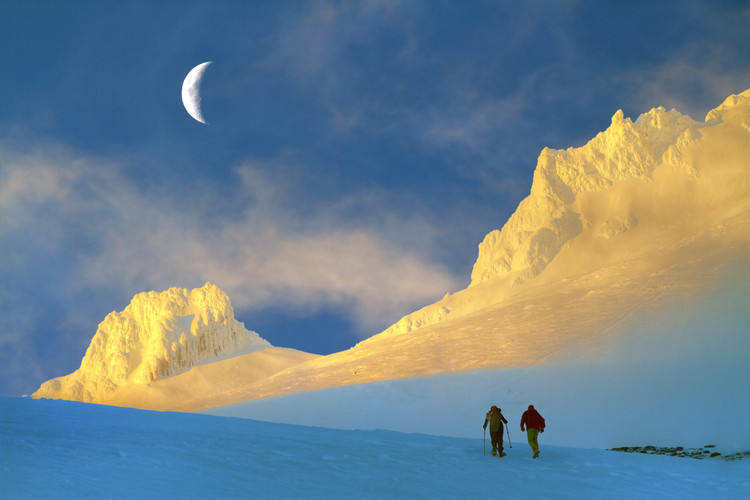 Fotografia Toward Frozen Mountain