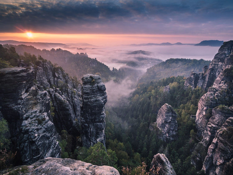 Fotografia Sunrise on the Rocks