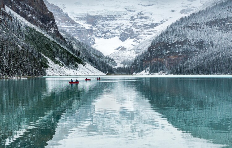 Fotografia Peaceful Lake Louise