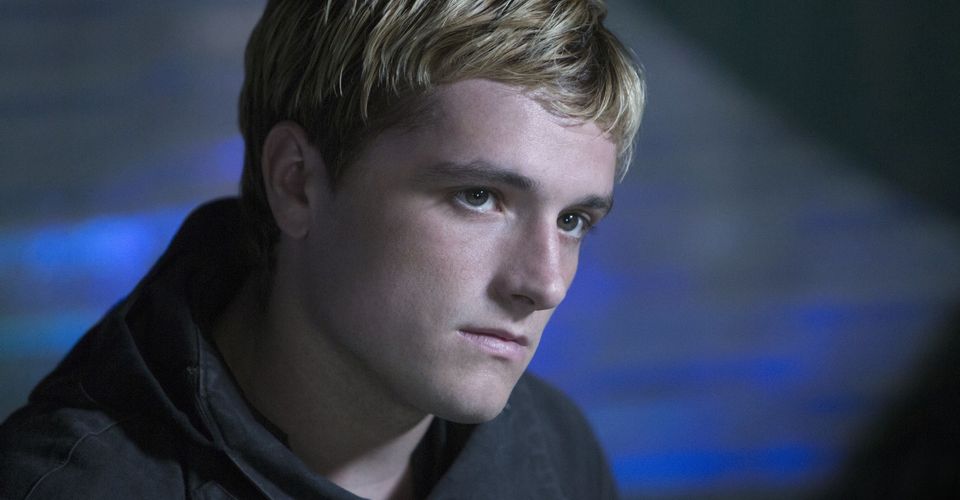 Peeta listens to Katniss during a conversation in 'The Hunger Games: Mockingjay Part 2.'