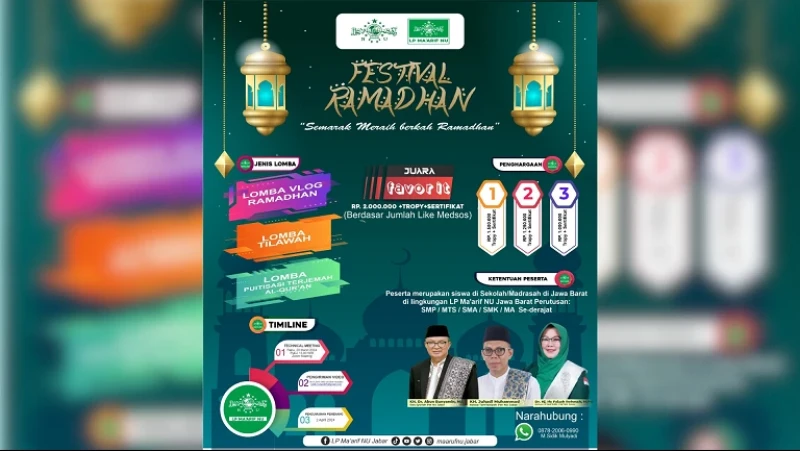 Festival Ramadhan Lembaga Pendidikan Ma'arif NU Jabar Rebutkan Hadiah ...