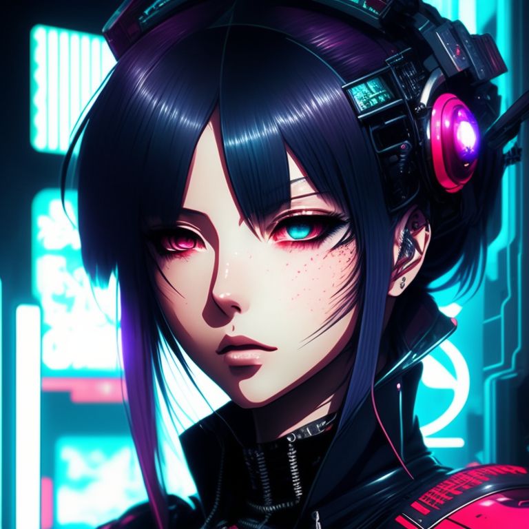 torn-donkey607: The Analog Beauty of a Cyberpunk Rebel anime