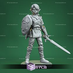 Link Standing 3D Printable from The Legend of Zelda STL Files