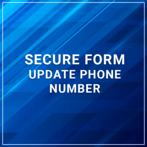 Secure Form - Update Phone Number