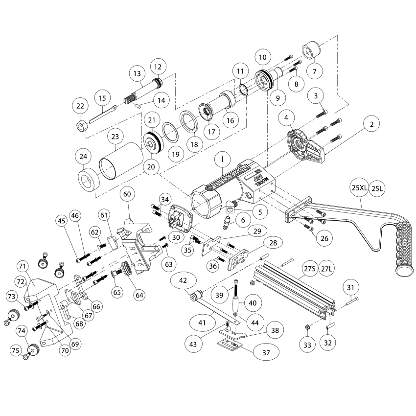 Model 50P FLEX PR X Schematic View - Click on the number to view the ...