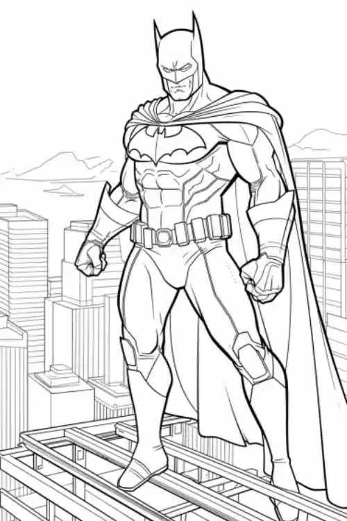 Batman-Coloring-Page