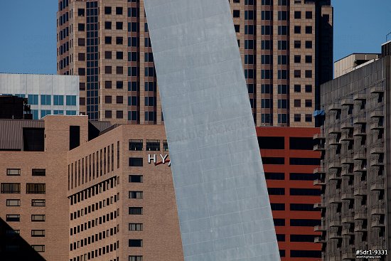 City buildings closeup view