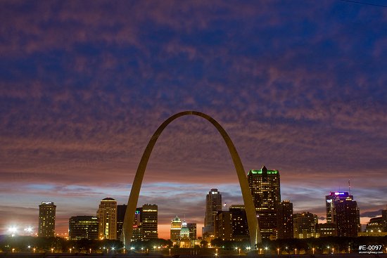 Skyline at twilight