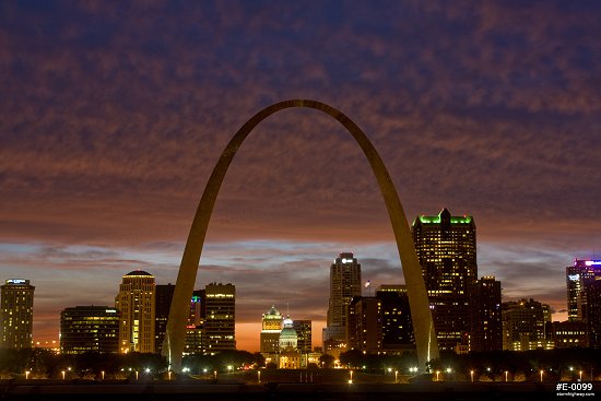 Skyline at twilight