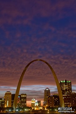 Skyline at twilight