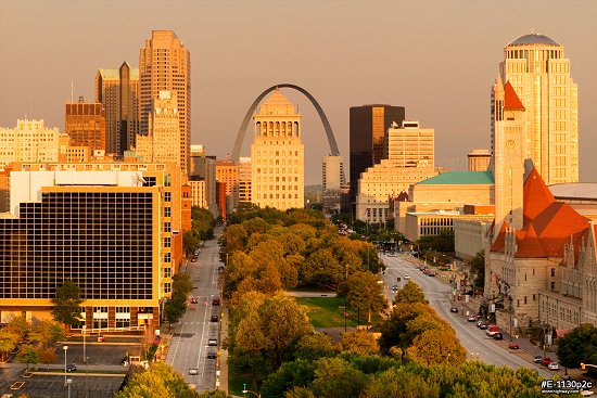 Evening sunlight panorama