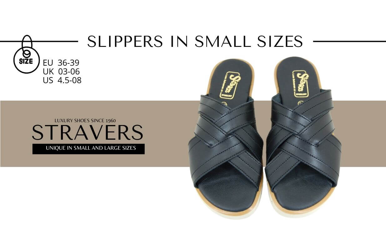 Slippers in small sizes | Stravers | small men's shoes