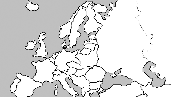 Printable Blank Map Of Europe Ww2 Zone Map - Bank2home.com