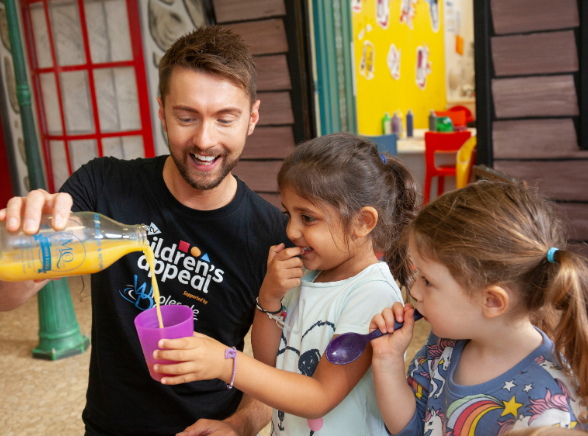 Sean Batty visits nursery