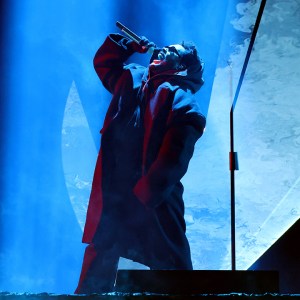 The Weeknd performs onstage during the 67th Annual GRAMMY Awards at Crypto.com Arena on February 02, 2025 in Los Angeles, California.