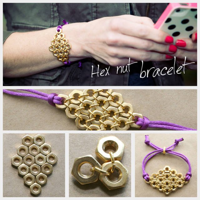 DIY Golden Bracelet Tutorial