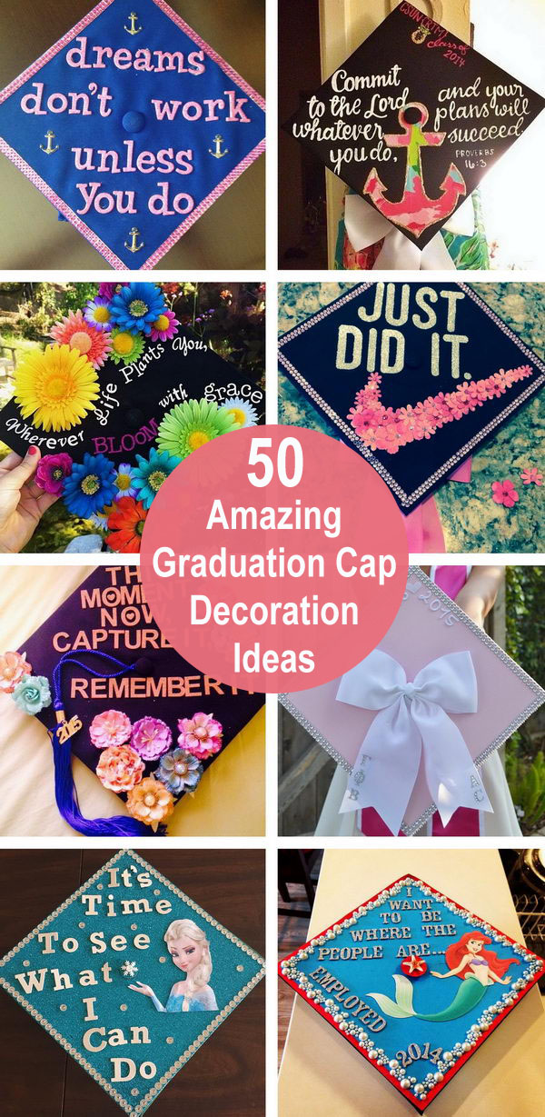 High School Graduation Cap Decoration Disney