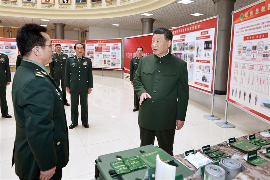 Xi stresses building world-class military medical universities