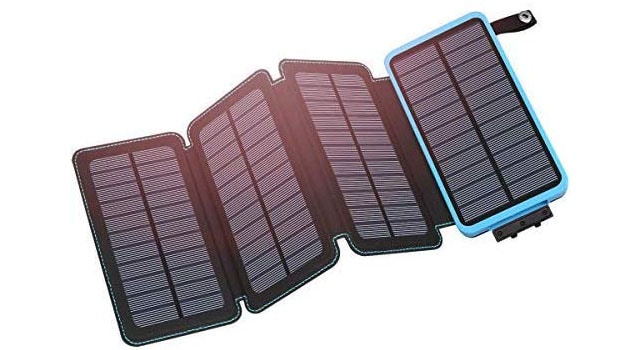 photo of a solar travel charger