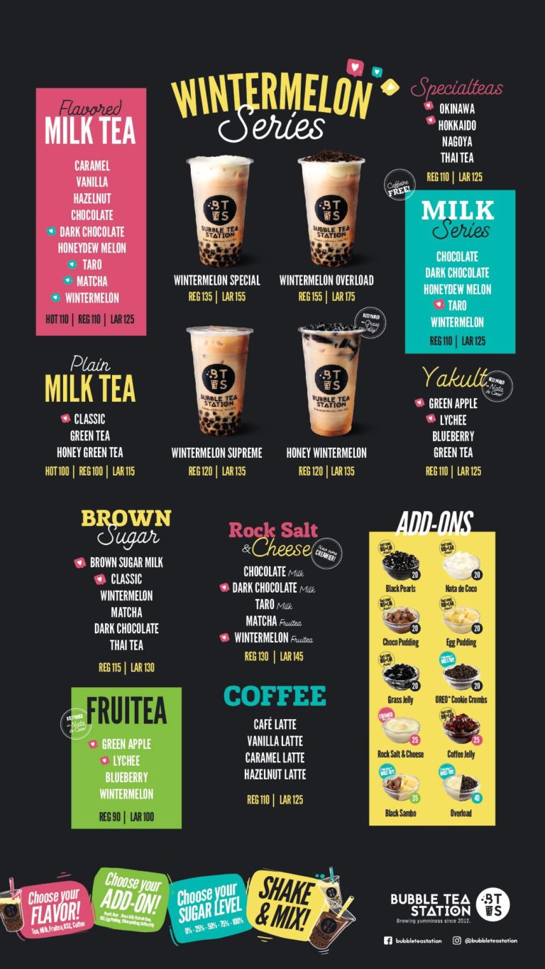 Bubble Tea Menu Minuman Family Mart - IMAGESEE