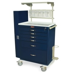 Harloff M-Series Anesthesia Cart Tall MDS3030K16+MD30-AIRWAYPKG