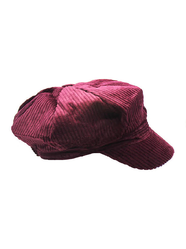 paper boy cap corduroy maroon sunbury costumes