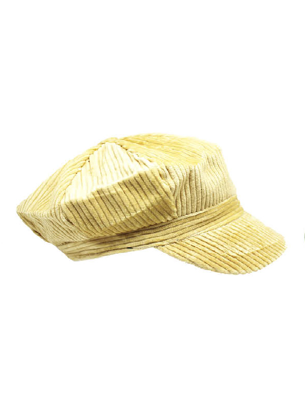 paper boy cap corduroy cream sunbury costumes