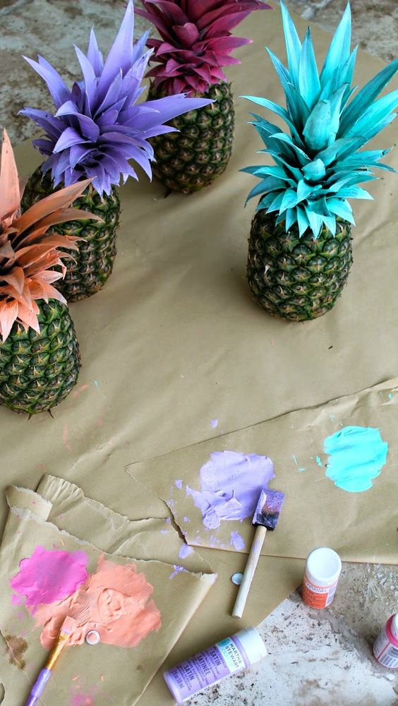 Painted Pineapples