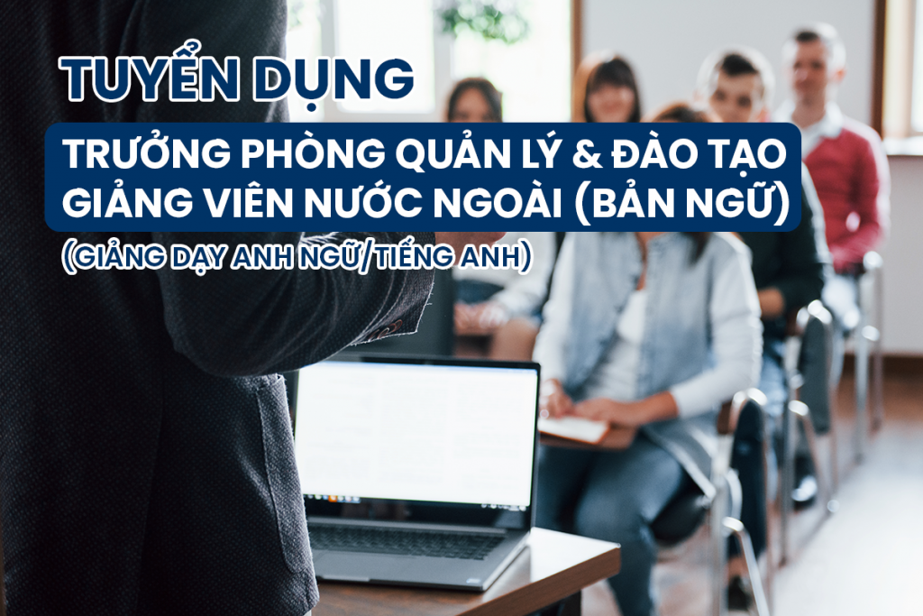 [Tháng 3-2024] SunUni Academy tuyển dụng Trưởng phòng Quản lý và đào tạo giáo viên tiếng Anh