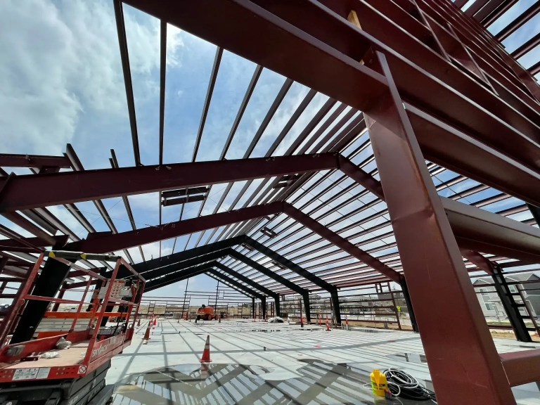 preconstructed commercial steel buildings for a customer in Sandy Hook