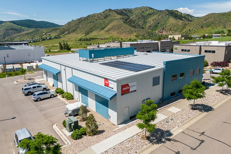 steel rock climbing building