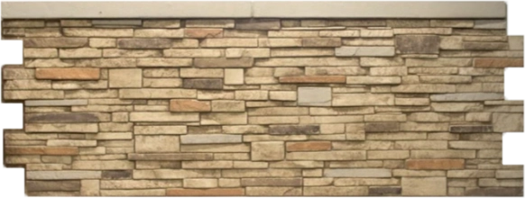 DP 2722 - VIRGINIA STACKED STONE WAINSCOT 41.5' x 8'