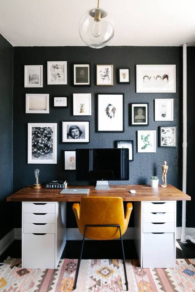 Photo Frames Office Wall Design